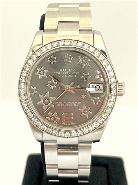 rolex floral dial 31mm